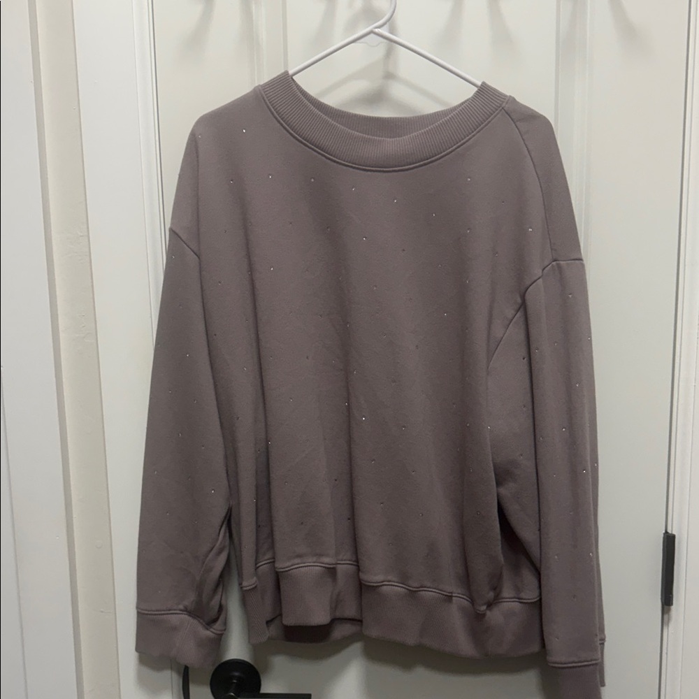 A New Day Rhinestone Embellished Sweatshirt Size XXL